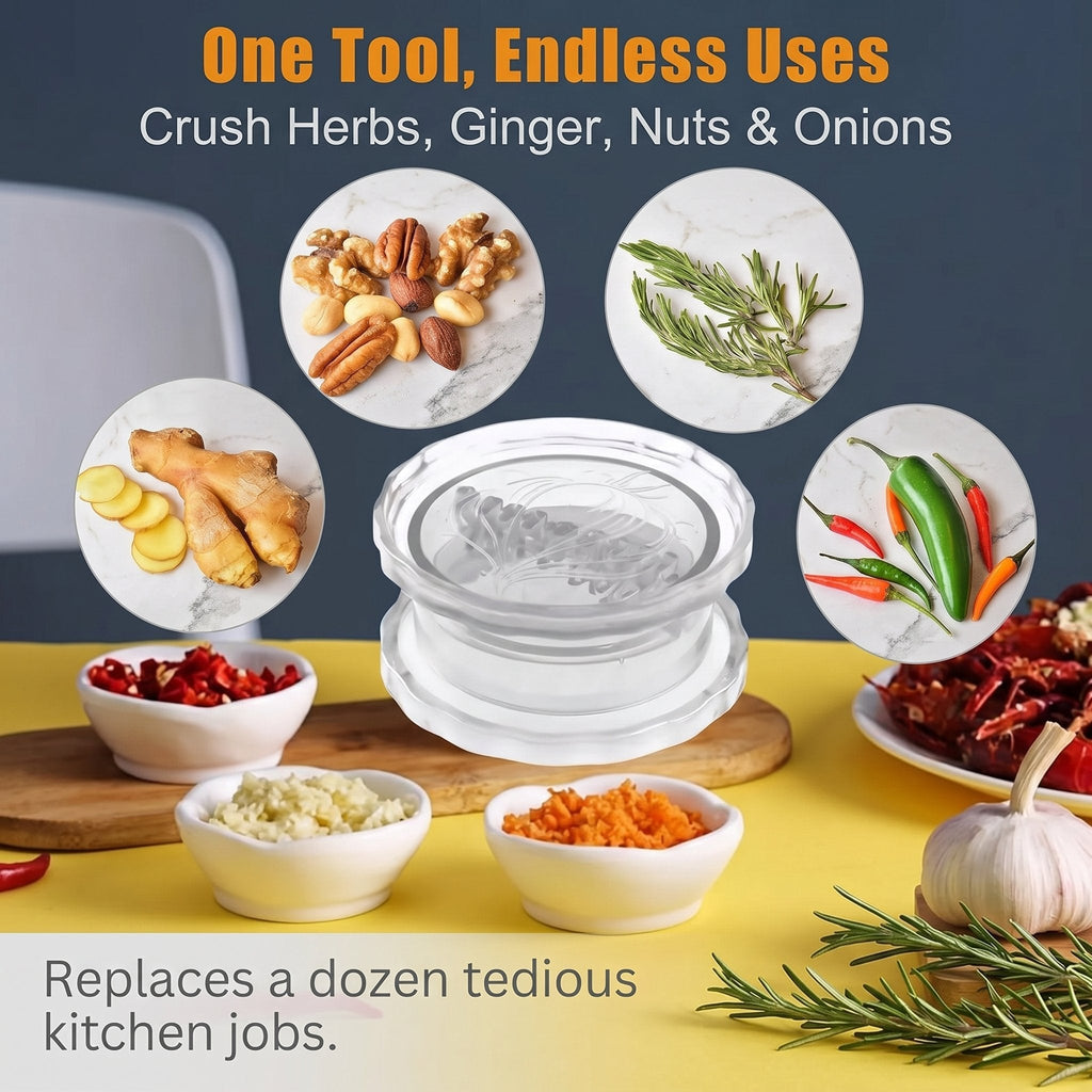 🎁Offer ends TODAY!🔥Buy 1 get 1 free🔥Manual Garlic Twister & Masher